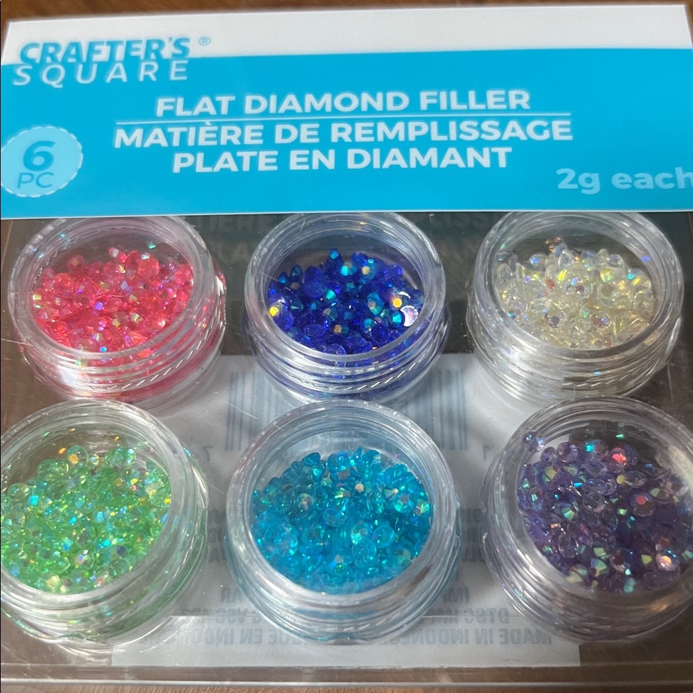 Flat Diamond Filler Set - Multicolor - Picture 2 of 3